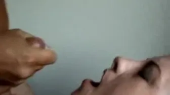 I'm getting facial in the amateur couple fuck video