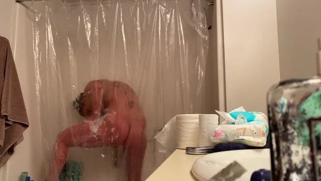 College Gymnast Gabbie Showering After The Gym