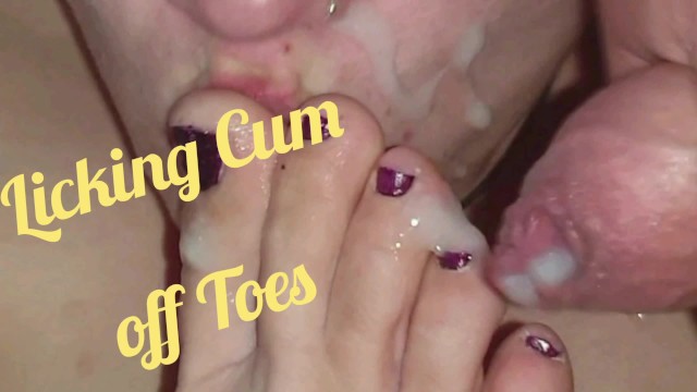 Facial while Sucking Feet with Licking Cum off Toes, Big Tits Squirt Milk  over Cock, Feetcouple69